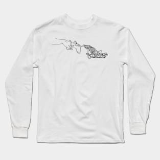 The Creation of Adam ACOTAR edition Long Sleeve T-Shirt